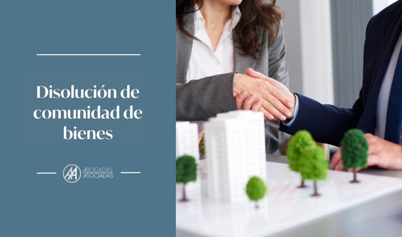 disolución de una comunidad de bienes