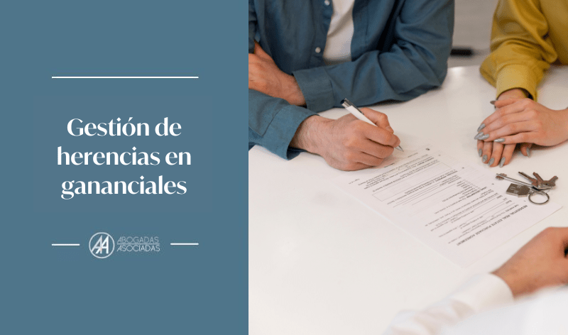herencias en gananciales