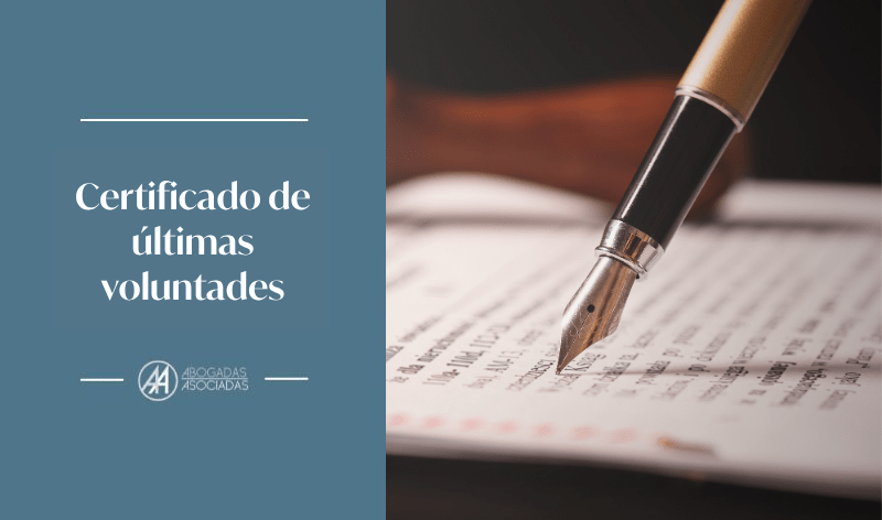 certificado últimas voluntades